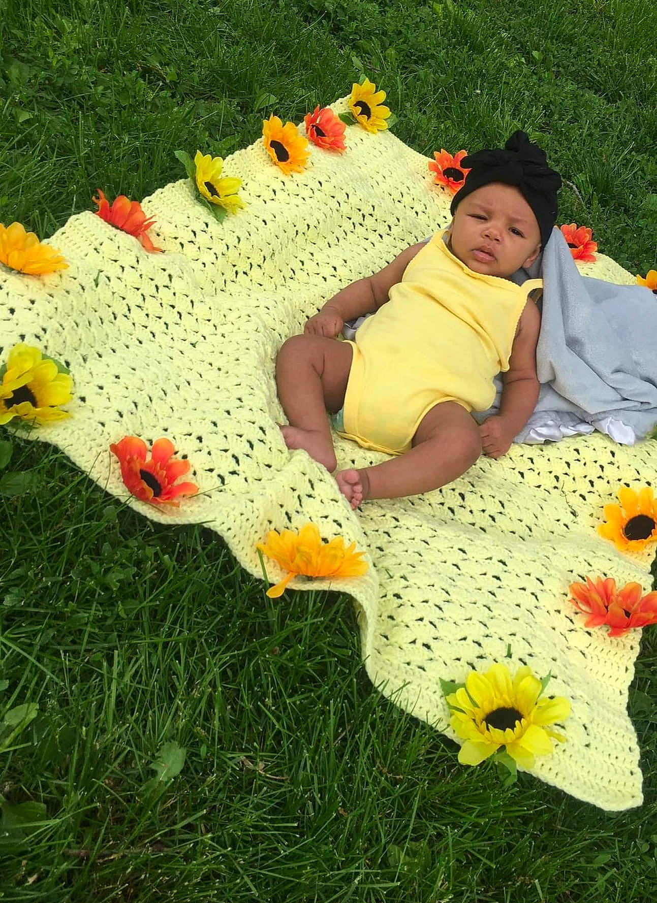 Keeley Journeylynn is registered to the contest to win money with this photo: adaptation, child, crochet, flower, grass, person, plant, play, sunflower, wildflower