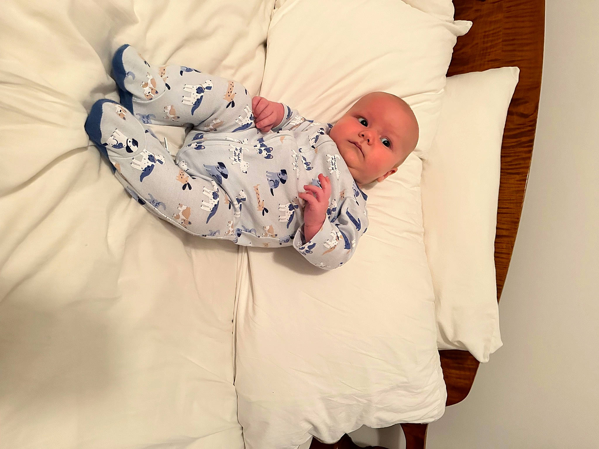 Hayes joined the competition — help win amazing prizes! baby, baby_products, baby_safety, baby_sleeping, baby_toddler_clothing, bedding, bedtime, child, comfort, linens, nap, pattern, person, room, sleep, sleeve, textile, toddler