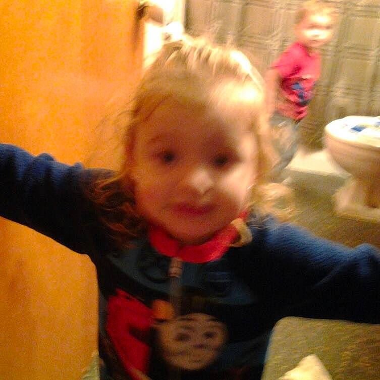 Emmaleigh is registered to the contest to win money with this photo: baby, cheek, child, cool, ear, eye, face, forehead, fun, head, iris, mouth, person, skin, smile, thumb, toddler, tooth