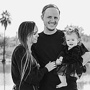 Ayla joined the competition — help win amazing prizes! family, child, woman, man, smile, portrait, black_and_white, outdoor, lake, trees, palm_trees, dress, tutu, happy, people, parent, childhood, love, together, nature