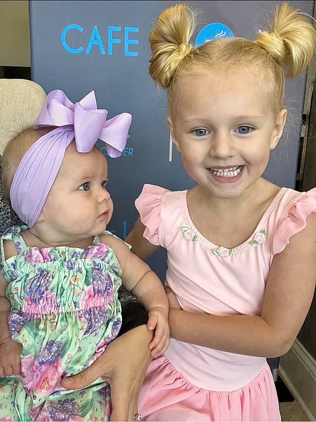 Kennedy joined the competition — help win amazing prizes! baby_toddler_clothing, child, clothing, dress, ear, facial_expression, fashion, fun, hairstyle, happy, head, headgear, headwear, human, iris, joy, person, pink, product, purple