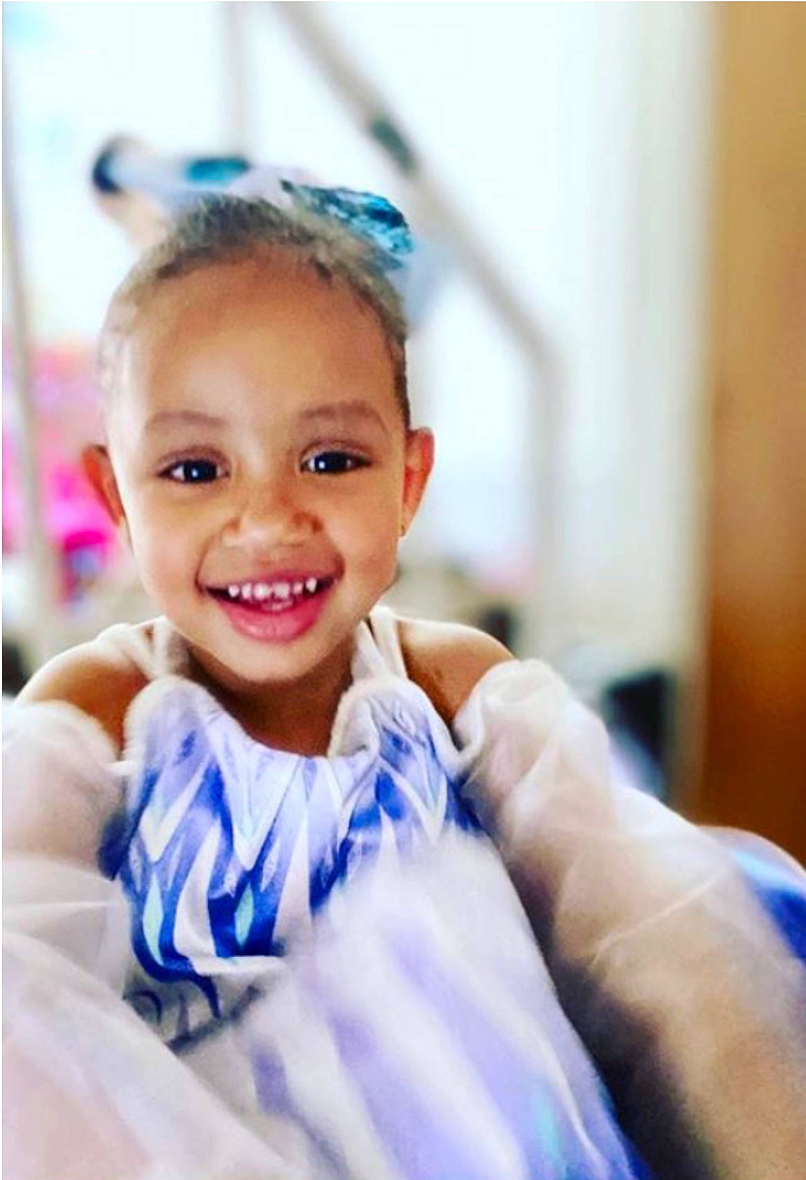 Aliza joined the competition — help win amazing prizes! baby, child, child_model, facial_expression, hair_accessory, happy, headgear, joy, laugh, person, smile, toddler