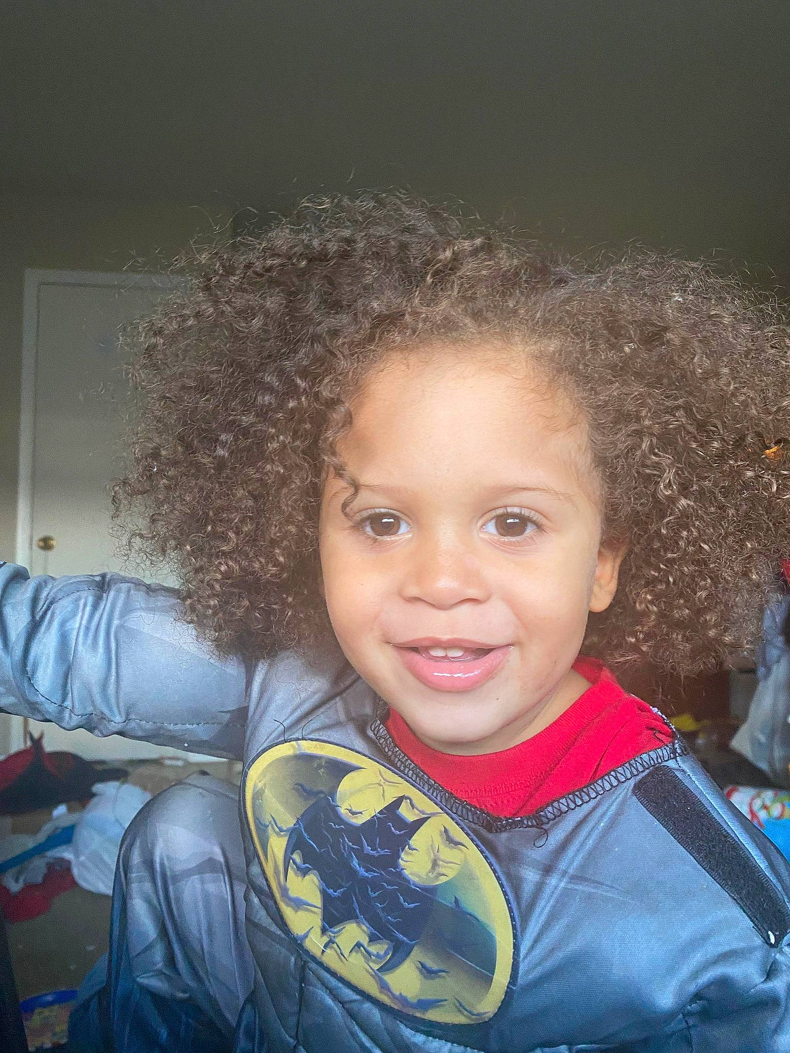 Isaiah is registered to the contest to win money with this photo: afro, avengers, captain_america, child, cool, electric_blue, facial_expression, flash_photography, forehead, fun, glove, happy, iris, jheri_curl, joy, nose, person, personal_protective_equipment, skin, smile