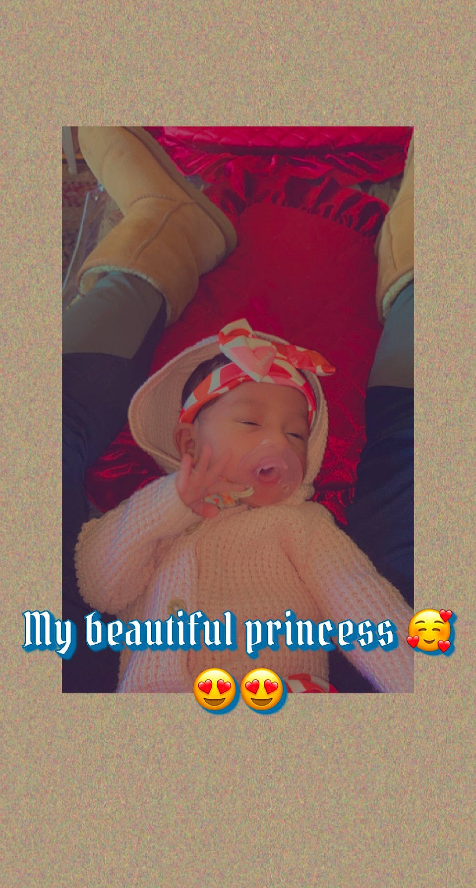 Layla joined the competition — help win amazing prizes! art, baby, baby_products, baby_toddler_clothing, cap, child, fictional_character, font, fun, happy, hat, headgear, headwear, logo, orange, pattern, person, photo_caption, room, sleeve