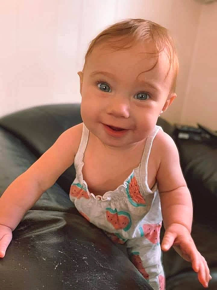 Austin is registered to the contest to win money with this photo: baby_toddler_clothing, cheek, chin, eyebrow, facial_expression, hair, happy, head, iris, joint, joy, lip, mouth, muscle, neck, nose, person, shoulder, skin, sleeve