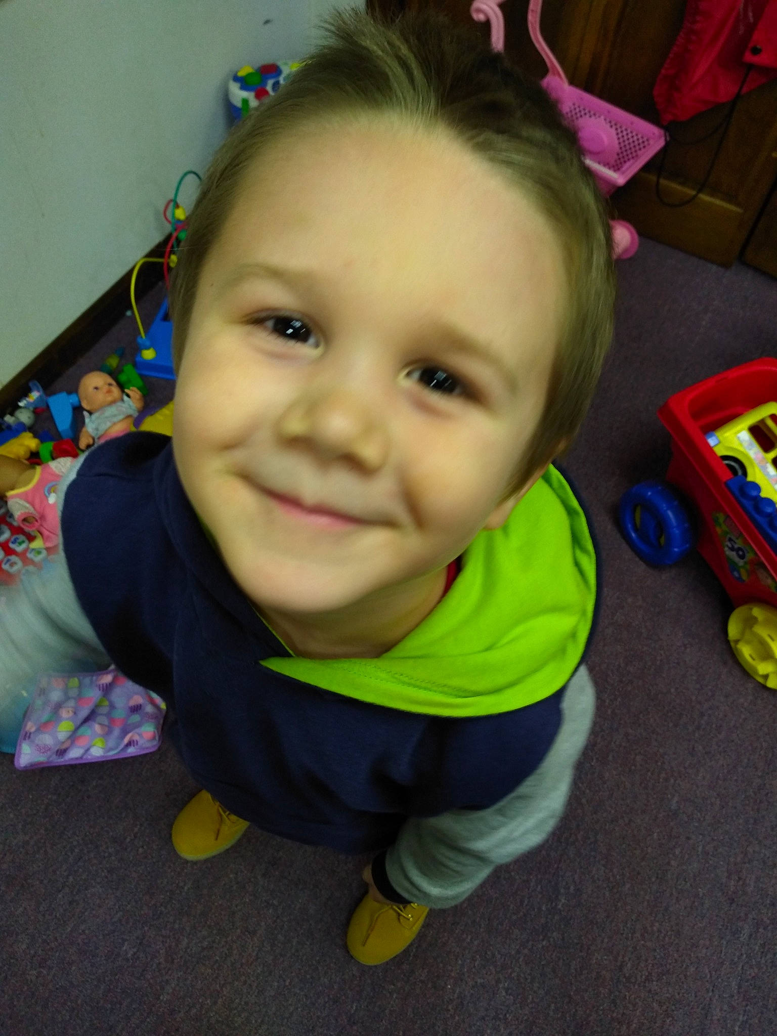 Alexander is registered to the contest to win money with this photo: baby, baby_toddler_clothing, cheek, cool, eye, eyebrow, face, facial_expression, floor, flooring, happy, head, iris, joy, nose, person, product, skin, smile, textile