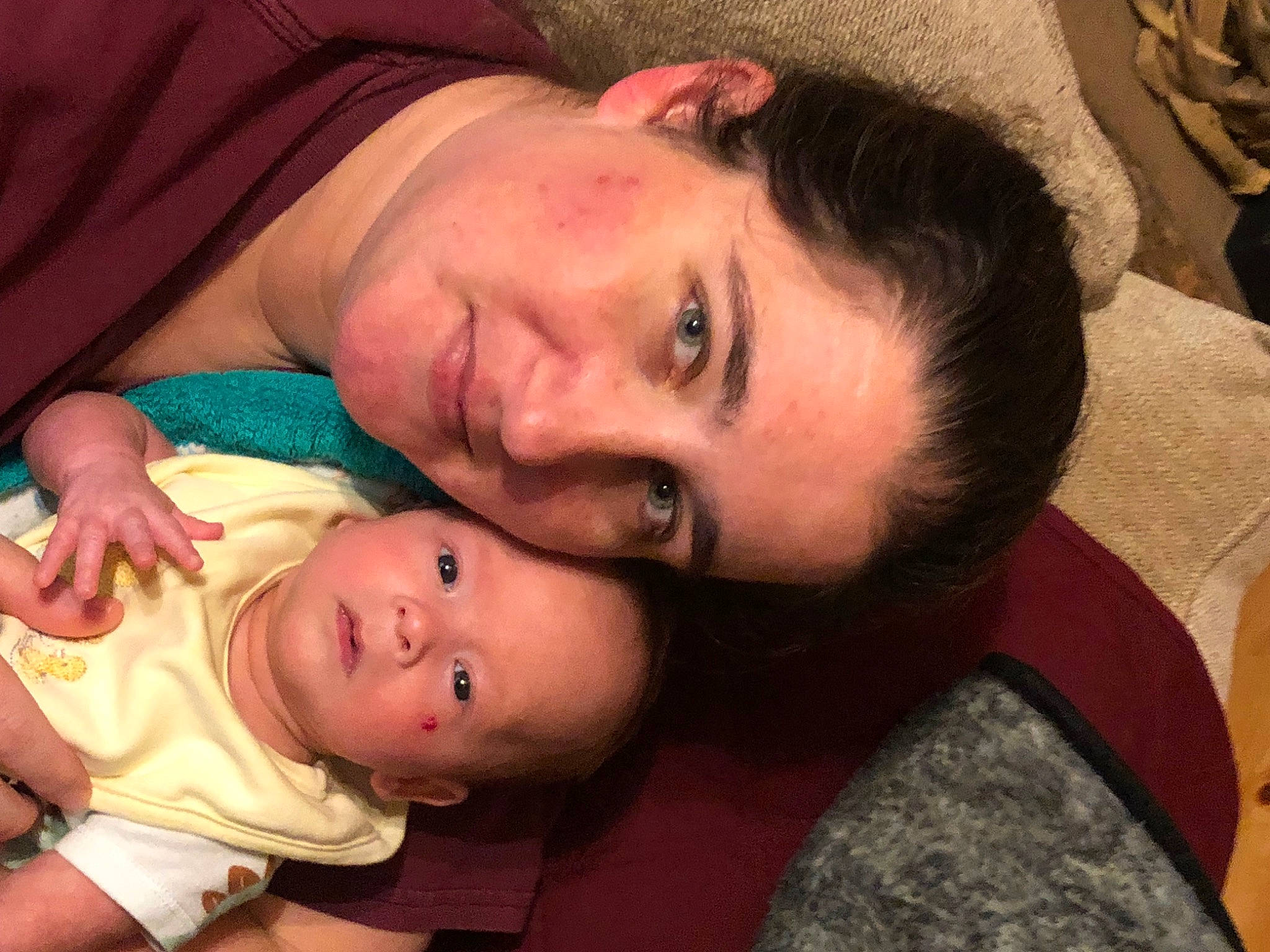 Jaxson is registered to the contest to win money with this photo: cheek, comfort, ear, eye, eyebrow, facial_expression, forehead, gesture, grass, hairstyle, happy, human_body, interaction, iris, joy, lip, mouth, nose, person, skin