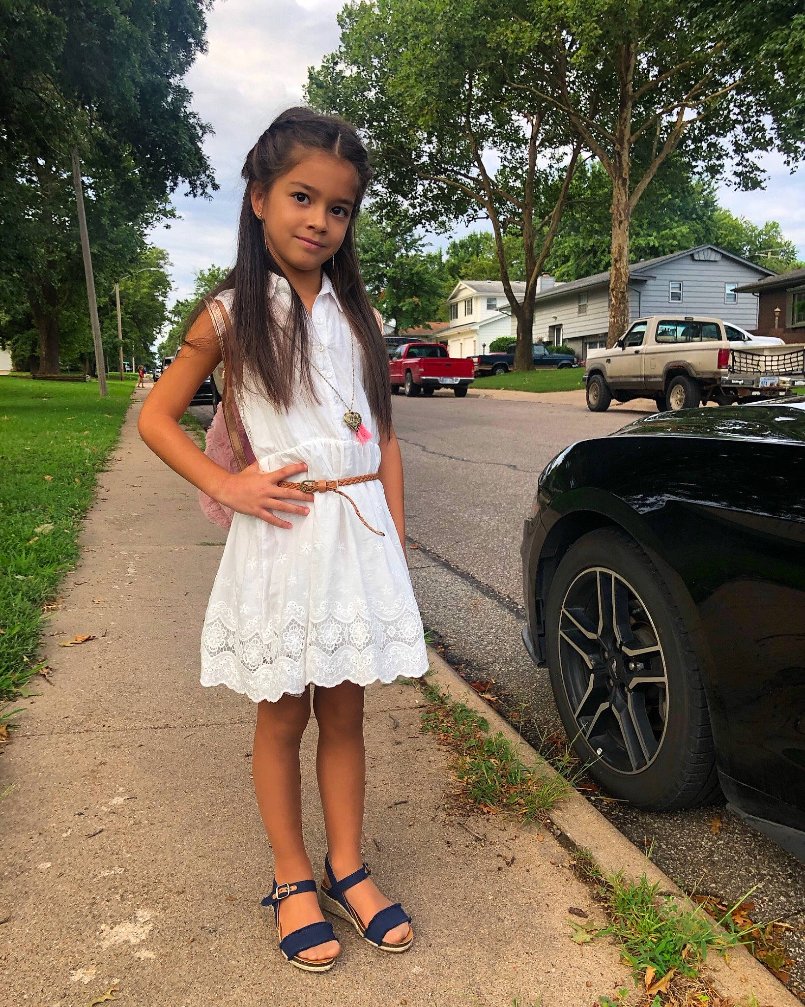 Priscilla joined the competition — help win amazing prizes! beauty, black_hair, car, clothing, dress, fashion, fashion_accessory, footwear, grass, lady, long_hair, person, photo_shoot, photography, plant, shoe, street_fashion, style, summer, vehicle