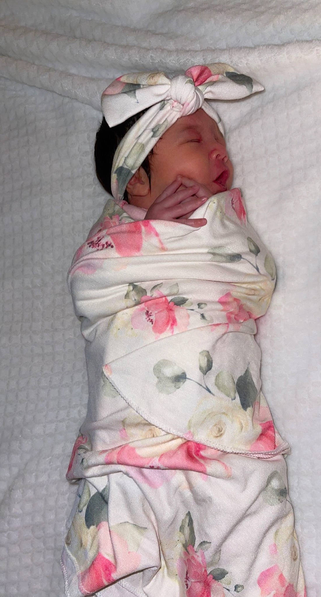 Amaya joined the competition — help win amazing prizes! baby, baby_carriage, baby_products, baby_safety, baby_sleeping, baby_toddler_clothing, carmine, cheek, child, comfort, fashion_accessory, head, headwear, hood, linens, nap, pattern, person, pink, sleep