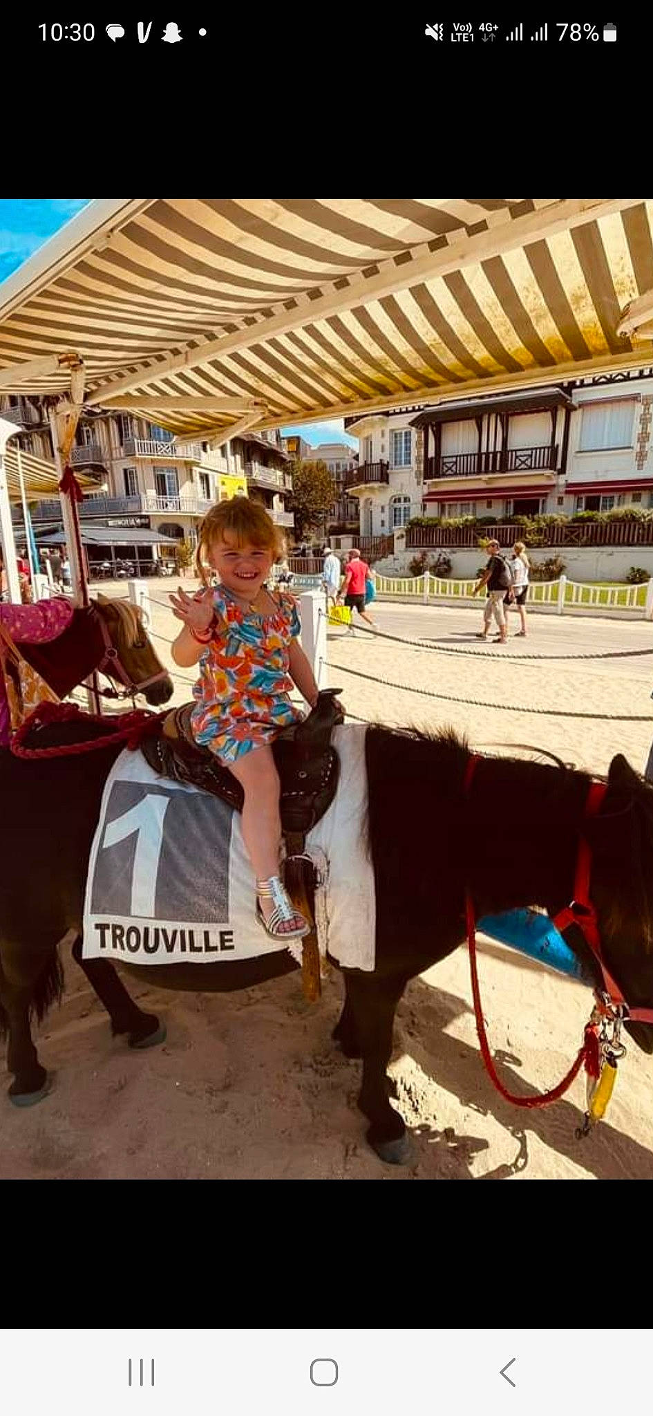 Julia a rejoint le concours — aidez-le/la à gagner de superbes lots ! bridle, event, fun, horse, horse_supplies, horse_tack, joy, landscape, leisure, livestock, mane, pack_animal, person, public_space, recreation, rein, rural_area, saddle, summer, temple