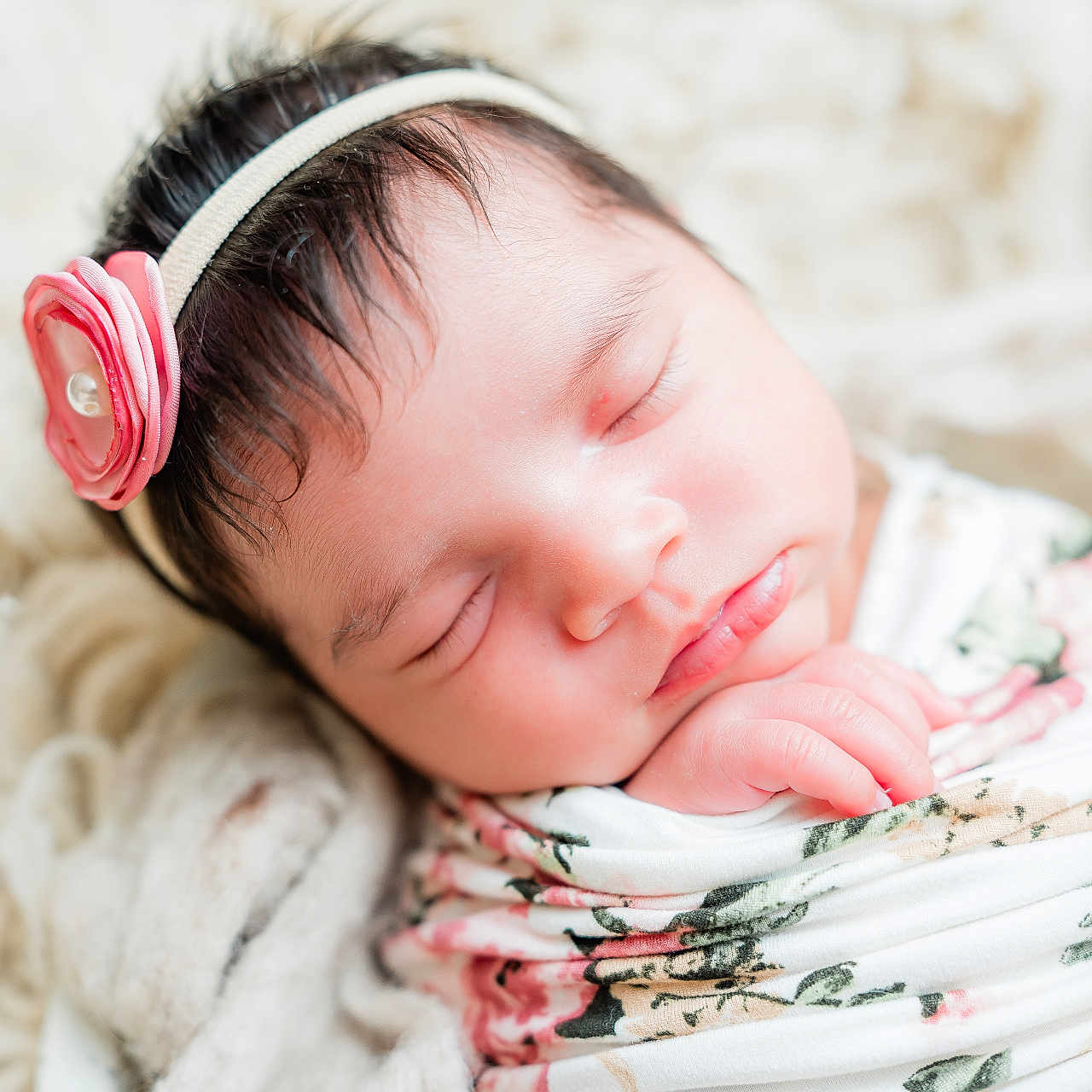 Charlotte joined the competition — help win amazing prizes! accessories, baby, blanket, bodypart, electronics, face, finger, hand, happy, head, headband, newborn, person, photography, portrait, sleeping, smile