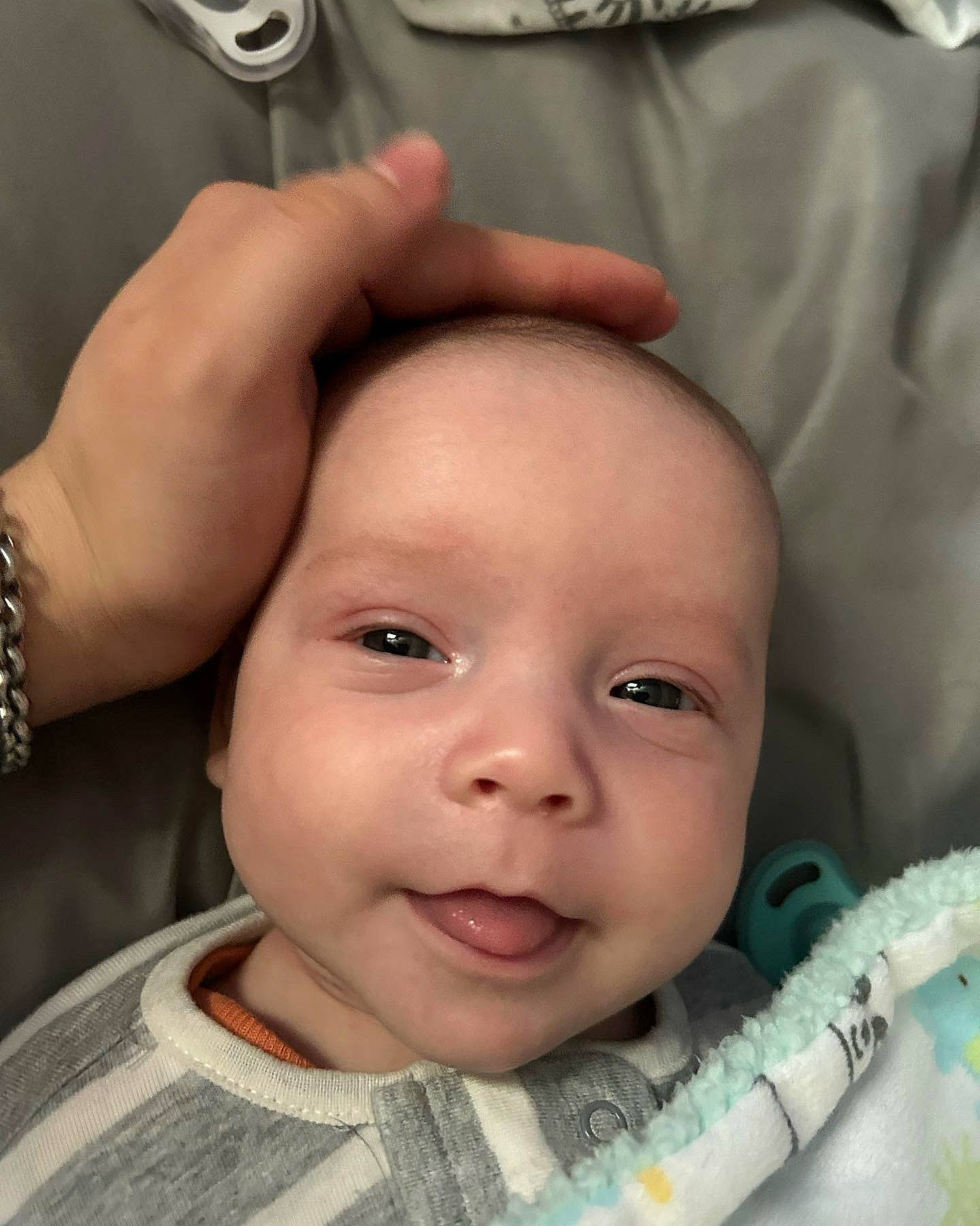 Eugene is registered to the contest to win money with this photo: baby, cheek, chin, ear, eye, eyebrow, eyelash, face, facial_expression, forehead, hairstyle, head, jaw, lip, mouth, neck, nose, person, skin, smile