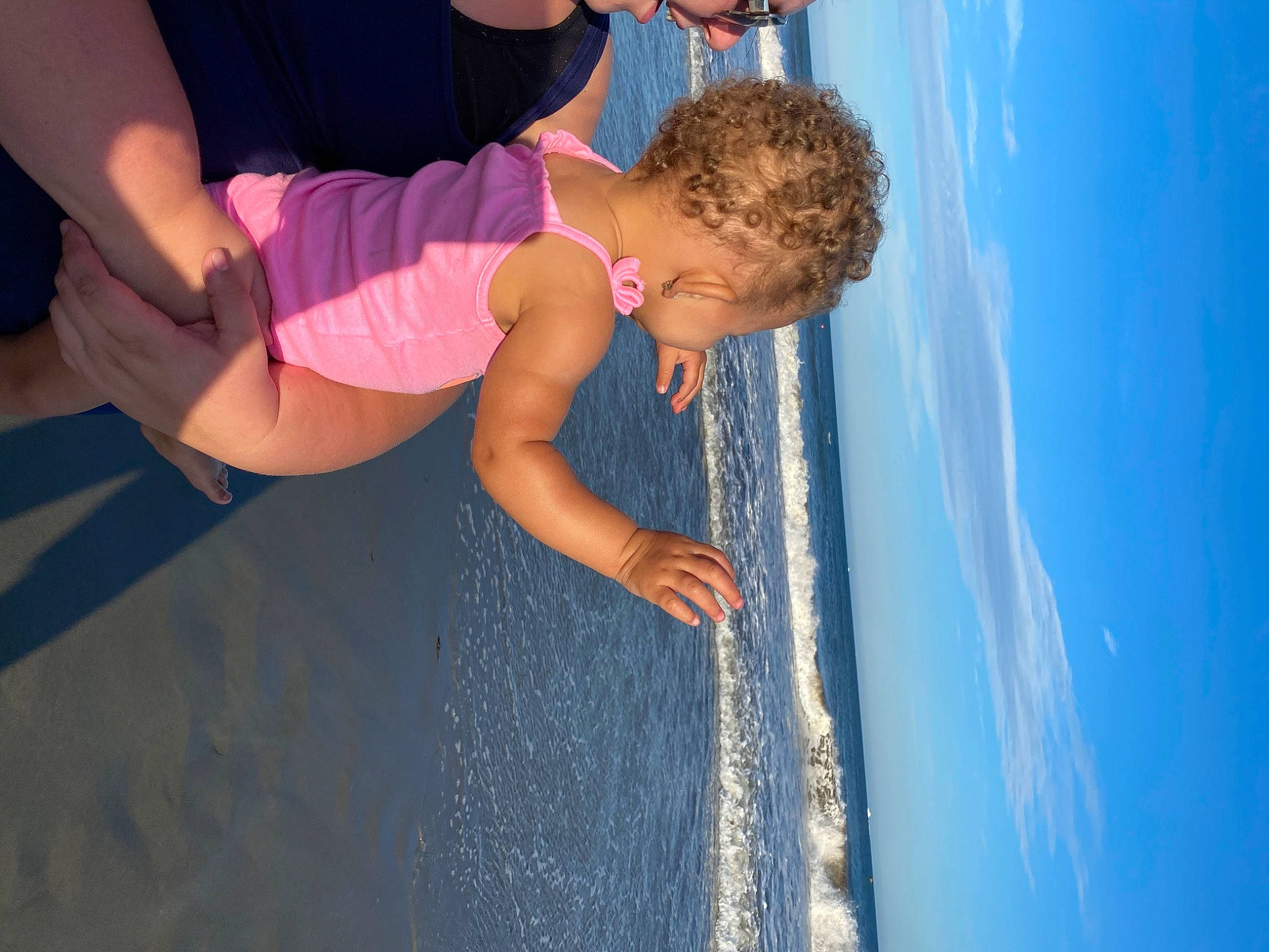 Gabby joined the competition — help win amazing prizes! arm, blue, child, fun, joint, leisure, person, smile, toddler, vacation, water