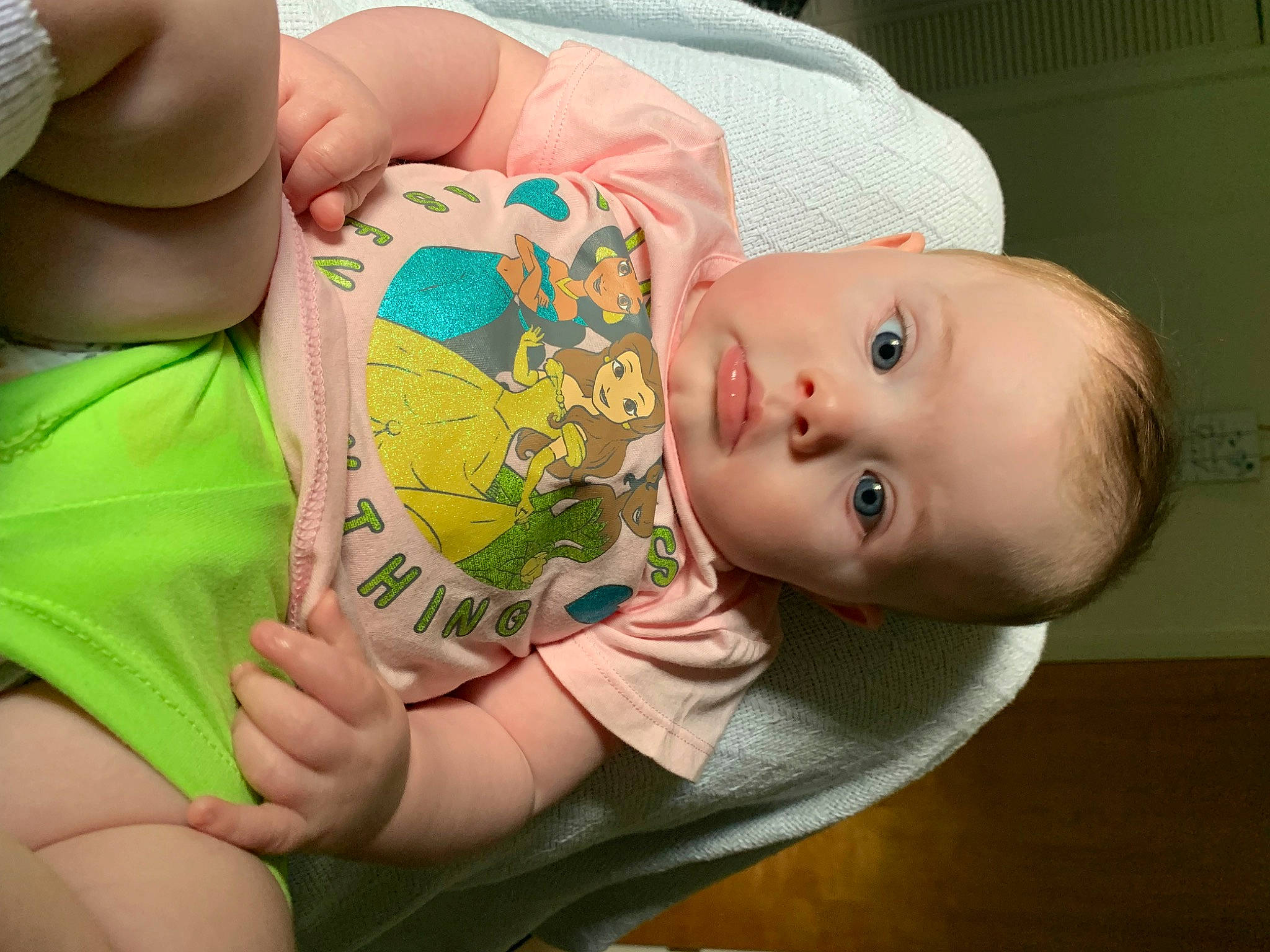 Ava joined the competition — help win amazing prizes! abdomen, baby, baby_products, baby_toddler_clothing, cheek, chest, child, comfort, elbow, eye, headgear, human_leg, mouth, pattern, person, product, room, sitting, skin, thigh