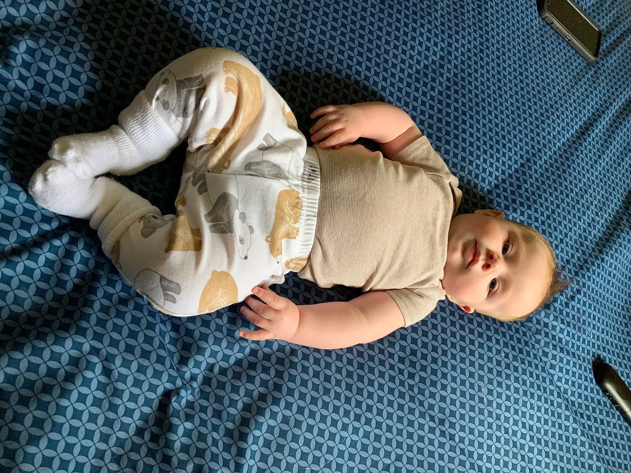 Ava joined the competition — help win amazing prizes! baby, baby_products, baby_toddler_clothing, child, comfort, elbow, finger, flooring, foot, gesture, grass, human_leg, knee, pattern, person, sitting, sleeve, thigh, thumb, toddler