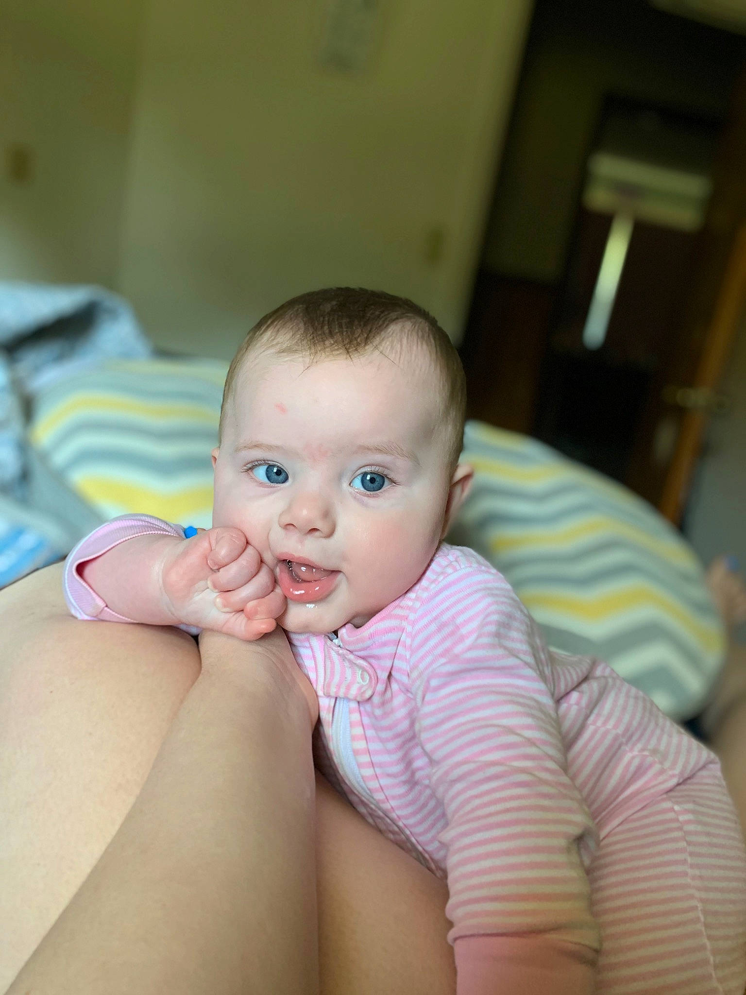 Ava joined the competition — help win amazing prizes! abdomen, baby, baby_toddler_clothing, cheek, chest, comfort, elbow, happy, human_body, iris, leg, lip, mouth, neck, person, skin, stomach, thigh, thumb, toddler