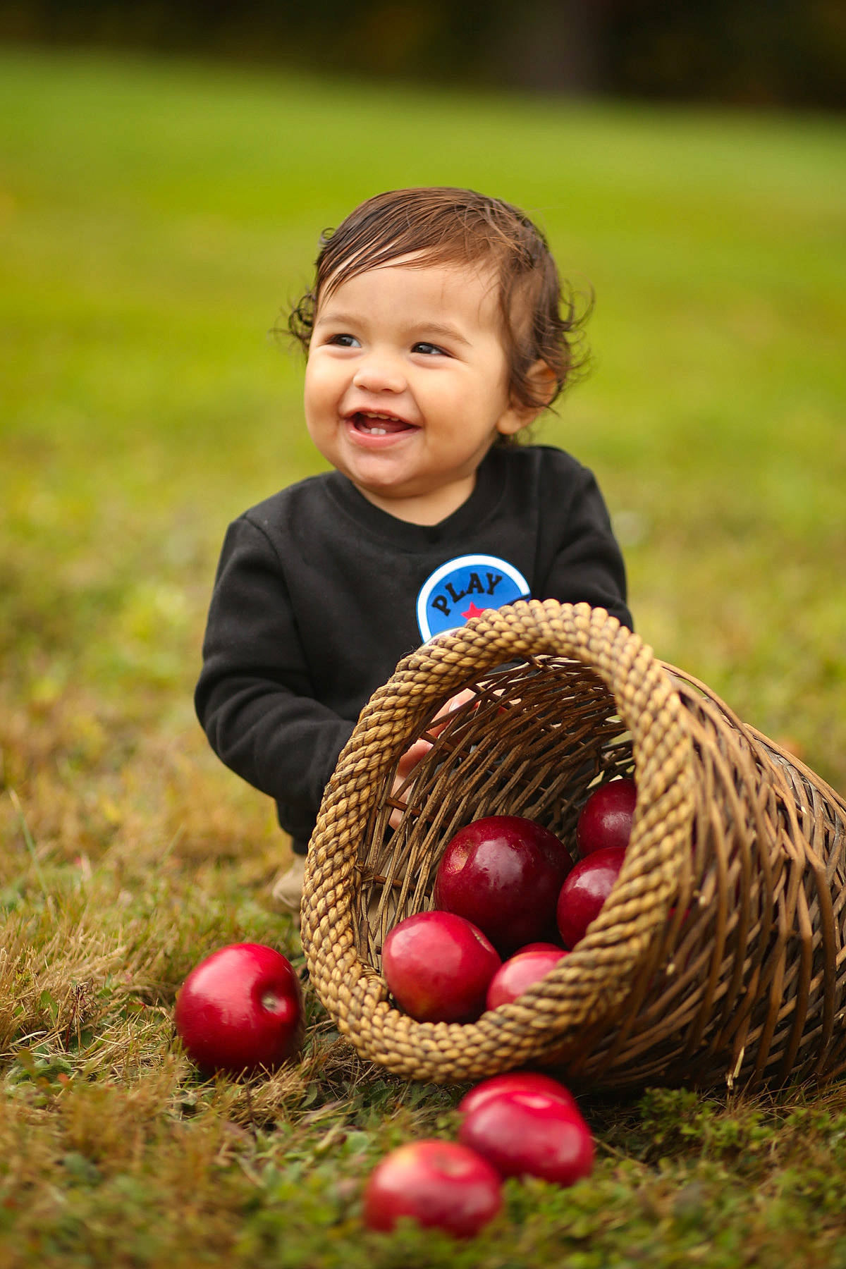 Jordan joined the competition — help win amazing prizes! basket, child, games, grass, joy, person, plant, play, toddler