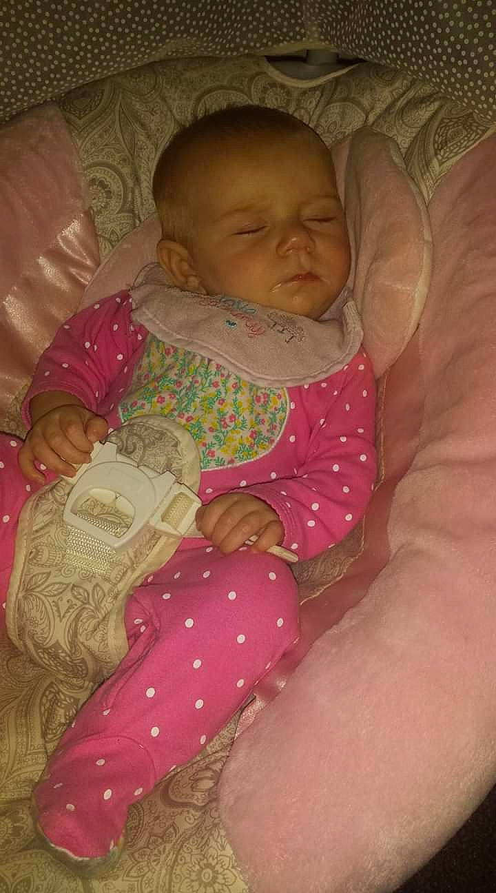 Caitlin joined the competition — help win amazing prizes! baby, cheek, child, person, pink, skin, toddler