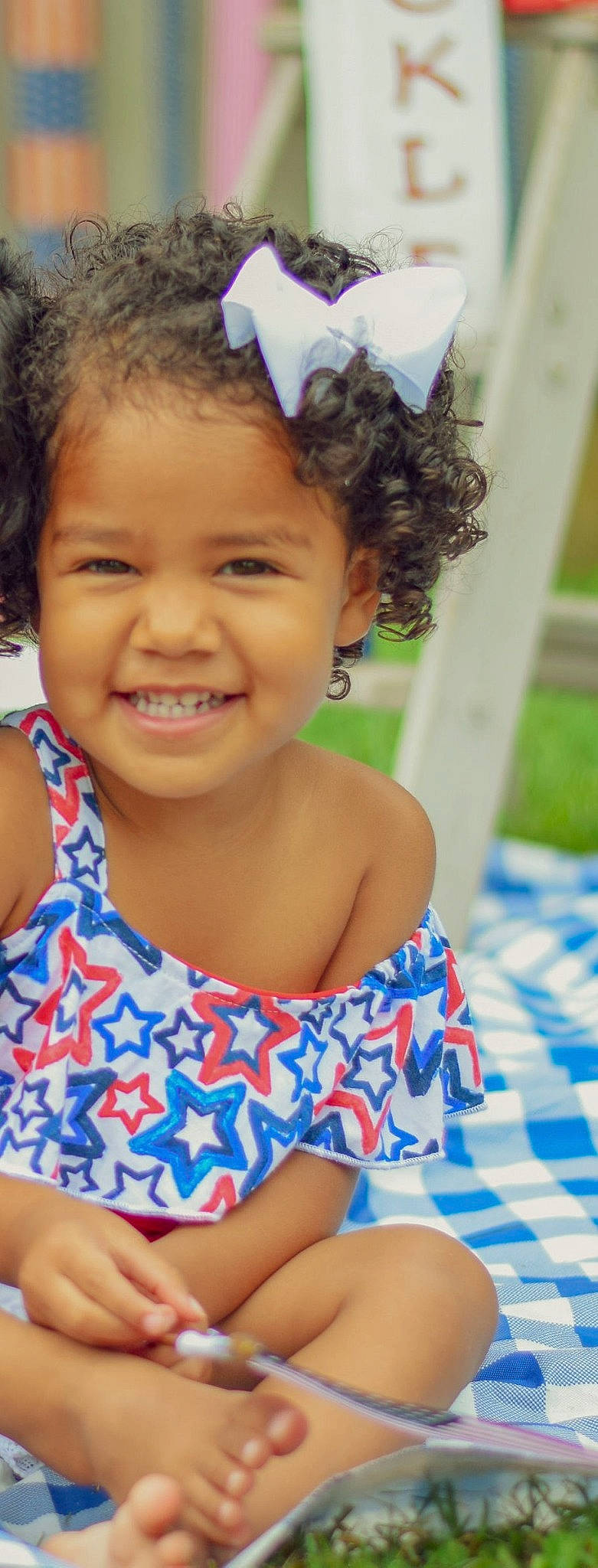 Kynleigh joined the competition — help win amazing prizes! baby, child, child_model, chin, face, facial_expression, fun, hair, hairstyle, happy, joy, laugh, leisure, nose, person, play, skin, smile, summer, toddler