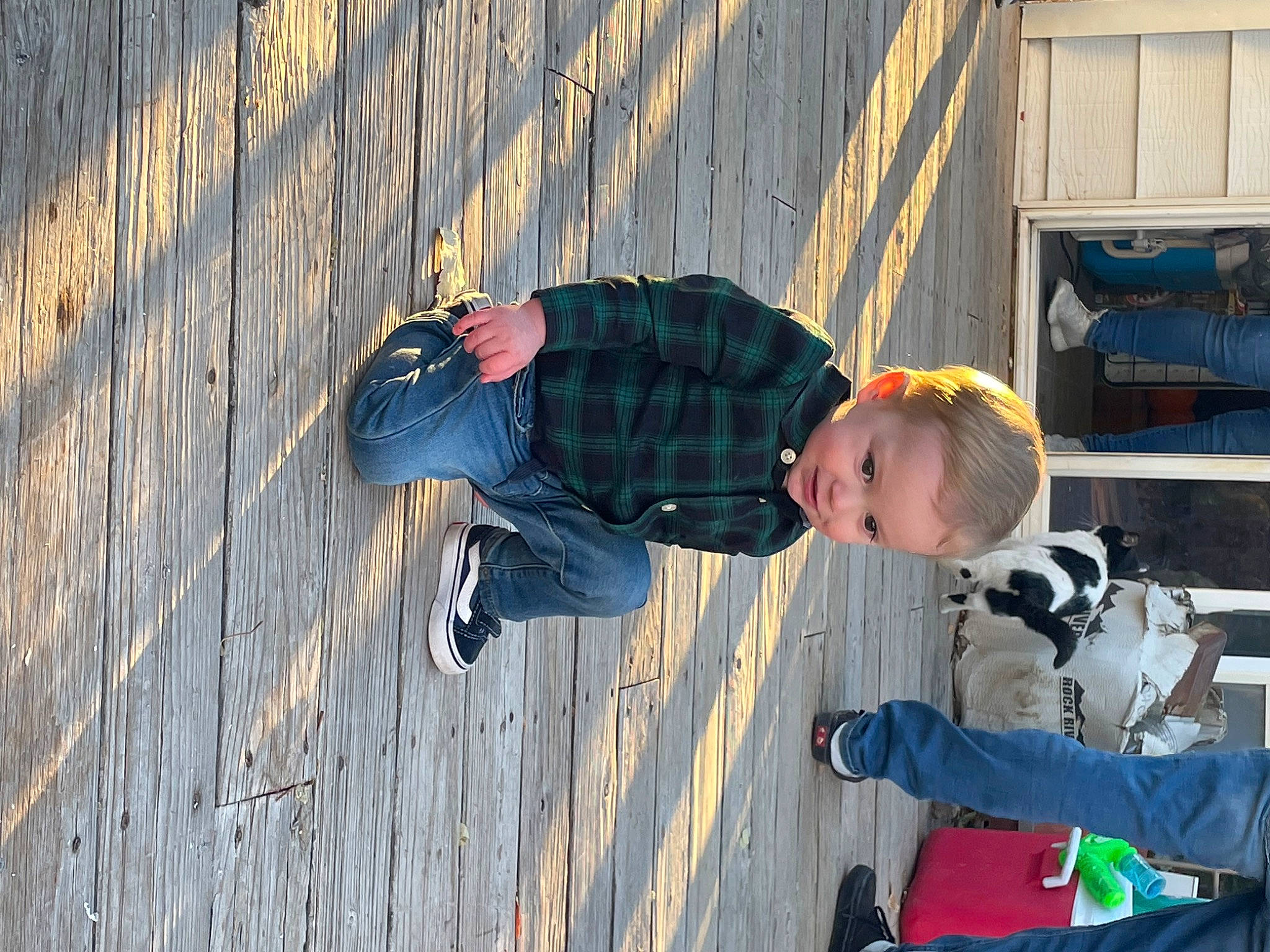 Zildjian joined the competition — help win amazing prizes! child, cobblestone, electric_blue, flooring, fun, human_leg, leisure, pattern, pedestrian, person, recreation, shadow, sitting, toddler, tree, vacation, winter, wood