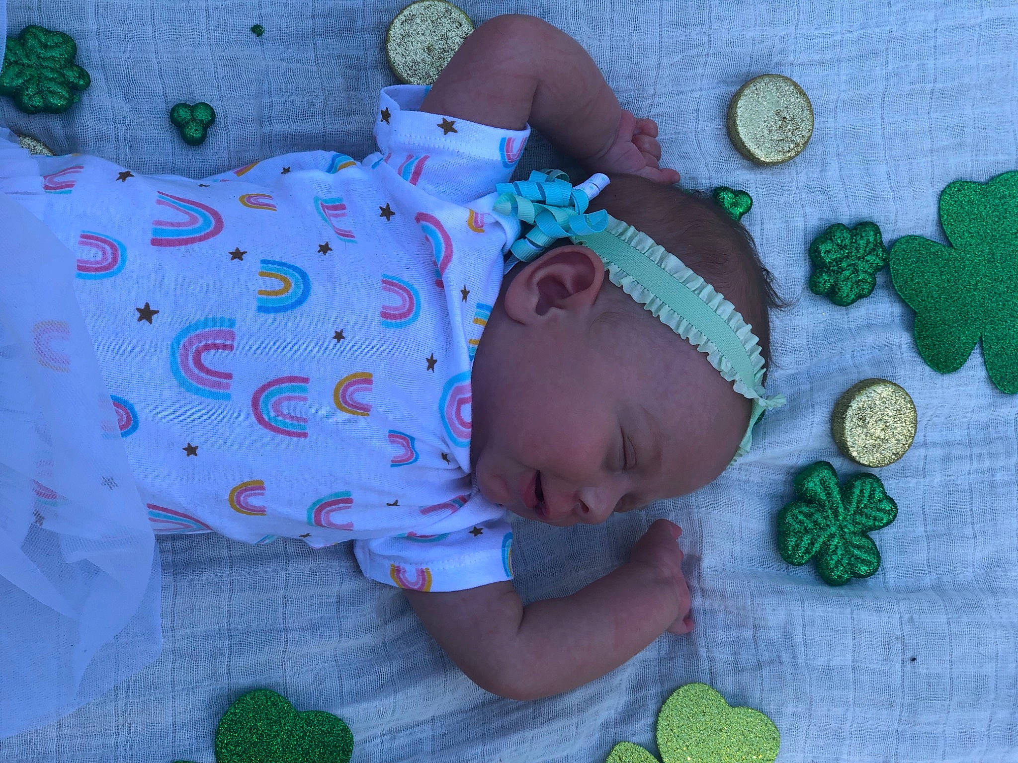 Sarah is registered to the contest to win money with this photo: baby, baby_products, baby_sleeping, baby_toddler_clothing, bed, bedding, bedtime, child, comfort, grass, green, head, linens, nap, pattern, person, product, room, t_shirt, textile