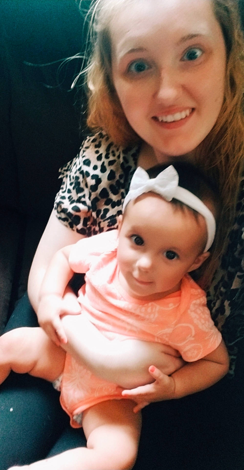 Za'Ryah is registered to the contest to win money with this photo: baby, cheek, child, daughter, hair_accessory, headband, joy, mother, person, pink, skin, smile, toddler