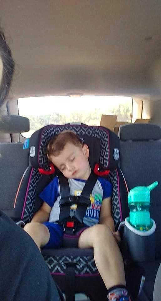 Taysom joined the competition — help win amazing prizes! automotive_design, automotive_exterior, baby_in_car_seat, car, car_seat, car_seat_cover, comfort, head_restraint, lap, mode_of_transport, motor_vehicle, passenger, person, seat_belt, steering_part, steering_wheel, toddler, travel, vehicle, vehicle_door