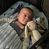 Memphis joined the competition — help win amazing prizes! baby, sleeping, blanket, plush_toy, bunny, crib, soft, cozy, infant, child, cute, rest, peaceful, indoors, comfort, baby_clothes, toy, nap, relaxing, portrait
