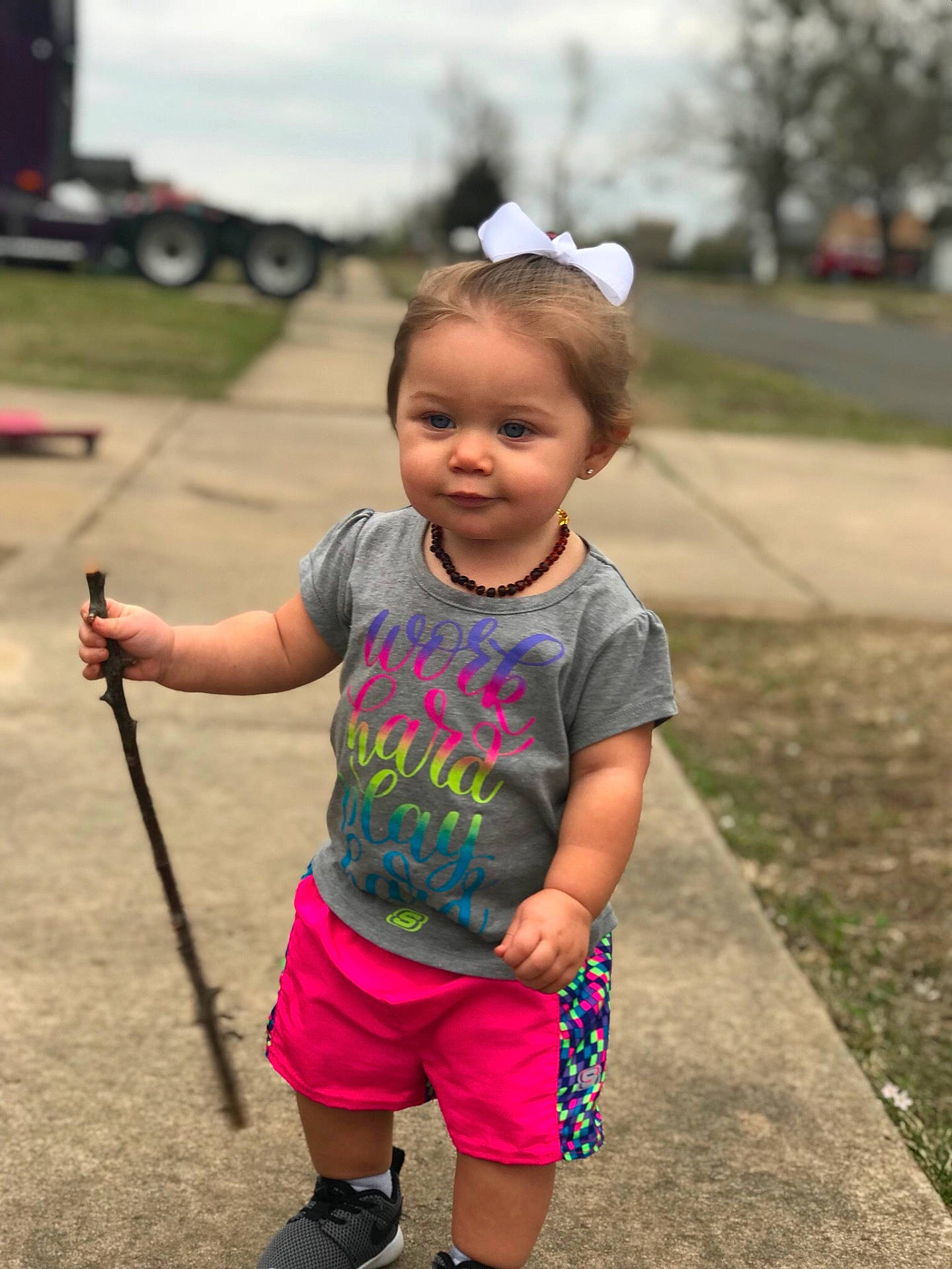 Kynley joined the competition — help win amazing prizes! child, day, fun, girl, grass, happiness, headgear, people, person, pink, play, recreation, skin, smile, summer, toddler, vacation