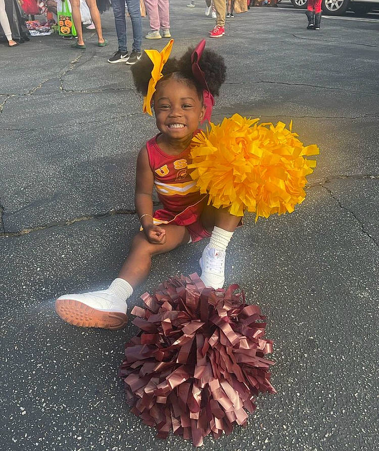 Harlee joined the competition — help win amazing prizes! asphalt, cheerleading, crowd, dance, event, festival, fun, happy, joy, pedestrian, people, person, photograph, public_event, public_space, road, road_surface, smile, street, tar