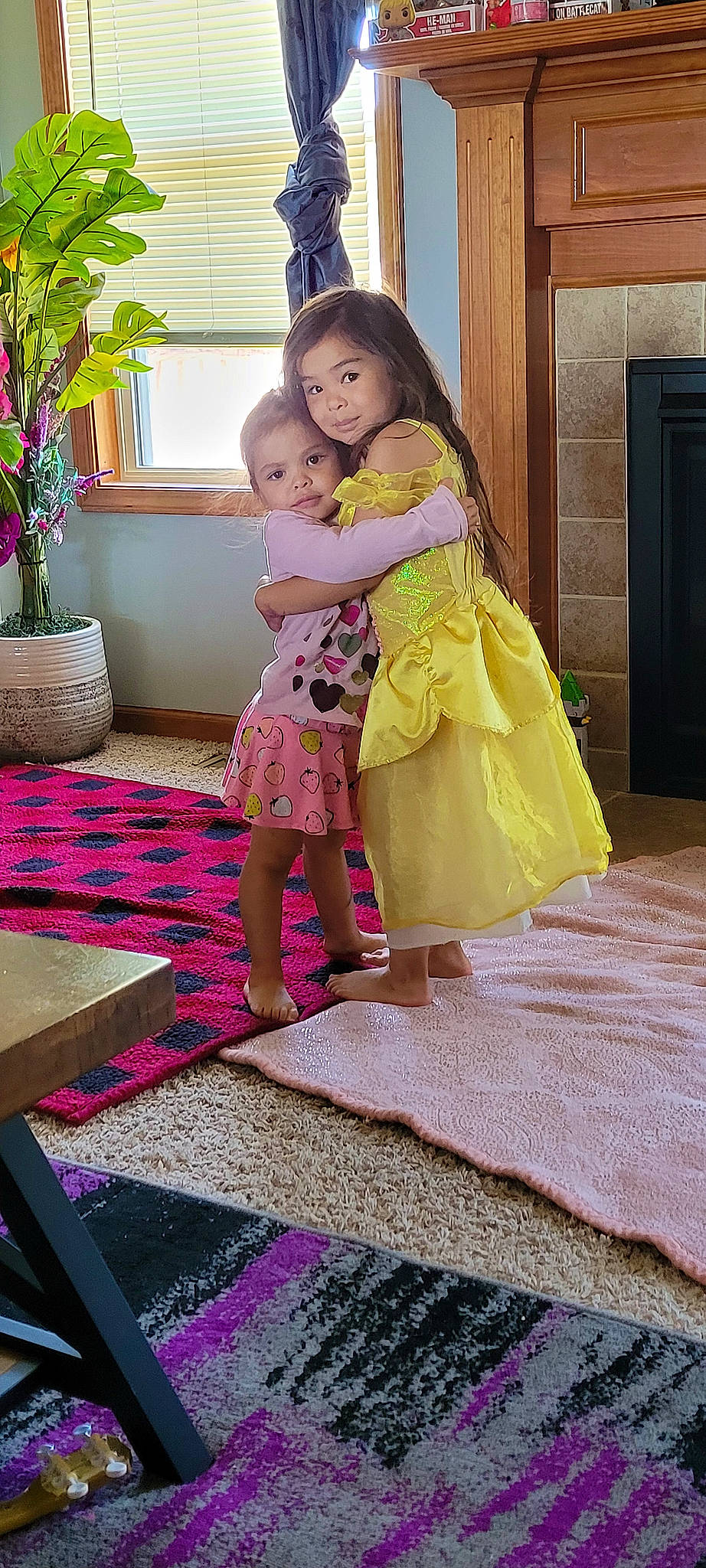 Jace joined the competition — help win amazing prizes! baby, baby_toddler_clothing, child, door, dress, event, fashion_design, floor, flooring, flowerpot, happy, houseplant, magenta, one_piece_garment, person, pink, plant, purple, skin, smile