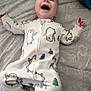 Arthur joined the competition — help win amazing prizes! baby, babylaughing, bed, blanket, bodypart, clothing, crib, face, finger, furniture, hand, happy, head, laughing, newborn, pajamas, person, photography, portrait, yawning
