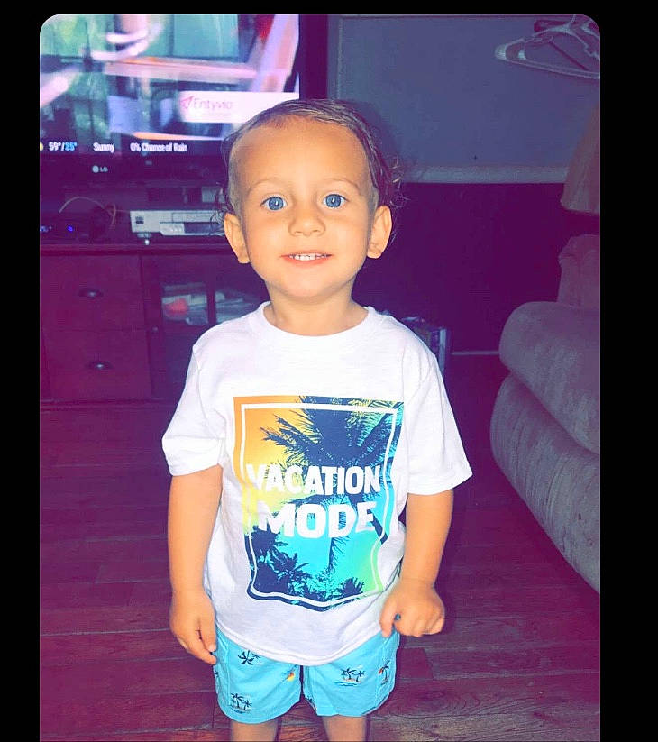 Kaidence joined the competition — help win amazing prizes! child, cool, fun, happy, head, joy, person, smile, standing, t_shirt, toddler, top