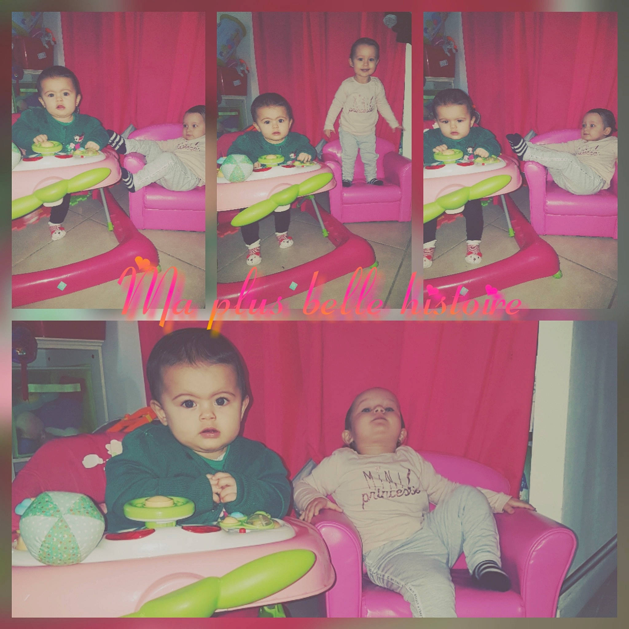 Liana Irena a rejoint le concours — aidez-le/la à gagner de superbes lots ! bed, child, day, fun, furniture, infant, person, pink, play, product, red, room, sitting, toddler, toy