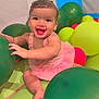 Analiz joined the competition — help win amazing prizes! baby, child, tutu, pink_dress, balloons, green_balloons, playpen, smiling, happy, cute, infant, sitting, indoor, colorful, fun, playtime, joy, portrait, young_child, celebration