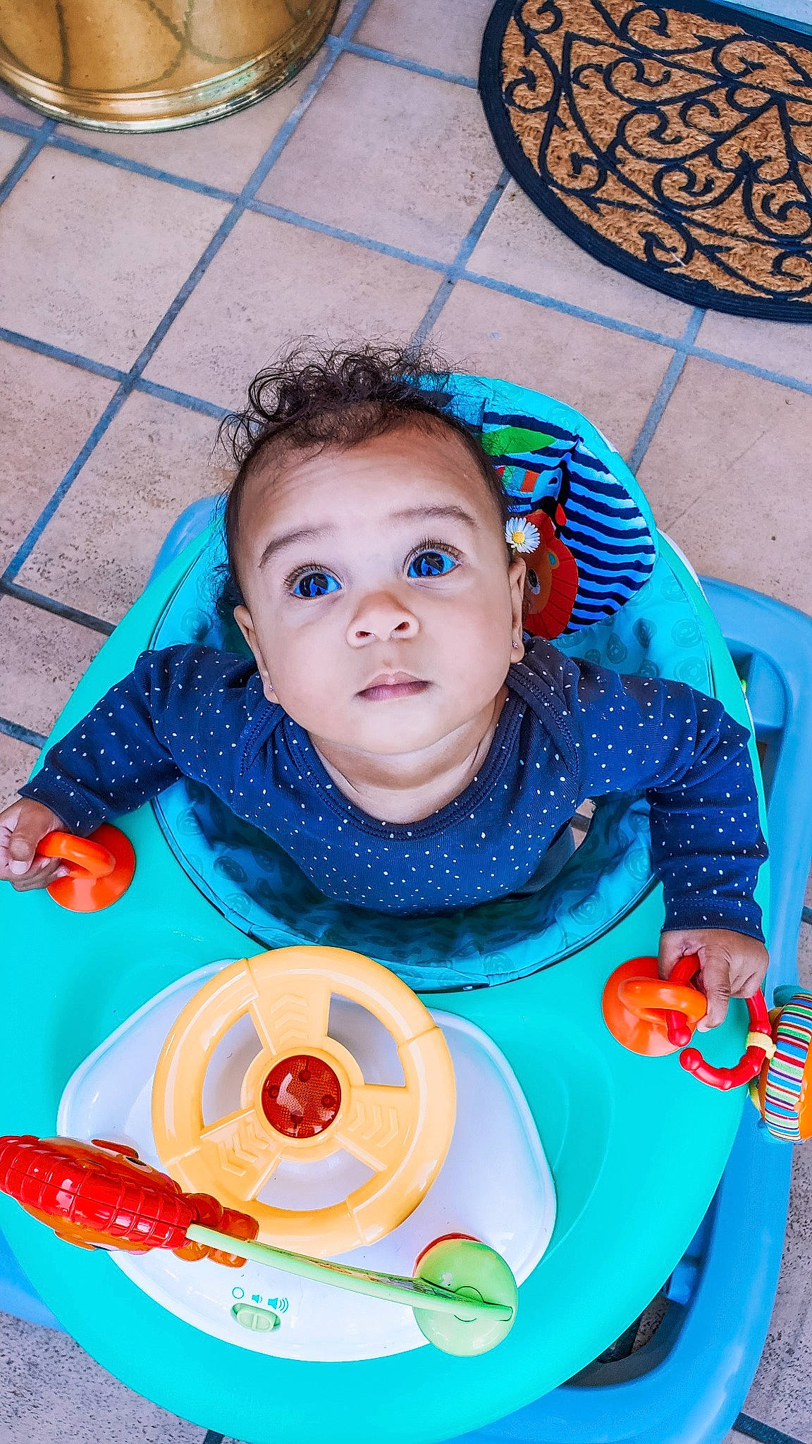 Nova Daniela joined the competition — help win amazing prizes! aqua, azure, baby, baby_toddler_clothing, blue, child, dishware, facial_expression, food, fun, happy, iris, leisure, mouth, orange, organ, person, skin, sweetness, tableware