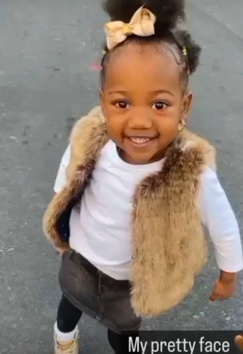 Autumn joined the competition — help win amazing prizes! animal_product, blond, brown_hair, cheek, child, fashion_accessory, flash_photography, fun, fur, fur_clothing, gesture, glove, hair, hair_accessory, happy, joy, person, portrait_photography, skin, sleeve