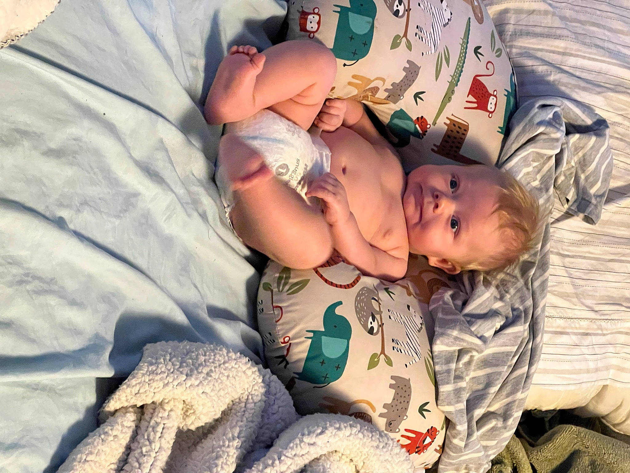 Raiden joined the competition — help win amazing prizes! abdomen, arm, art, baby, baby_products, bed, bedding, bedtime, chest, child, comfort, event, happy, linens, nap, pattern, person, skin, textile, toddler