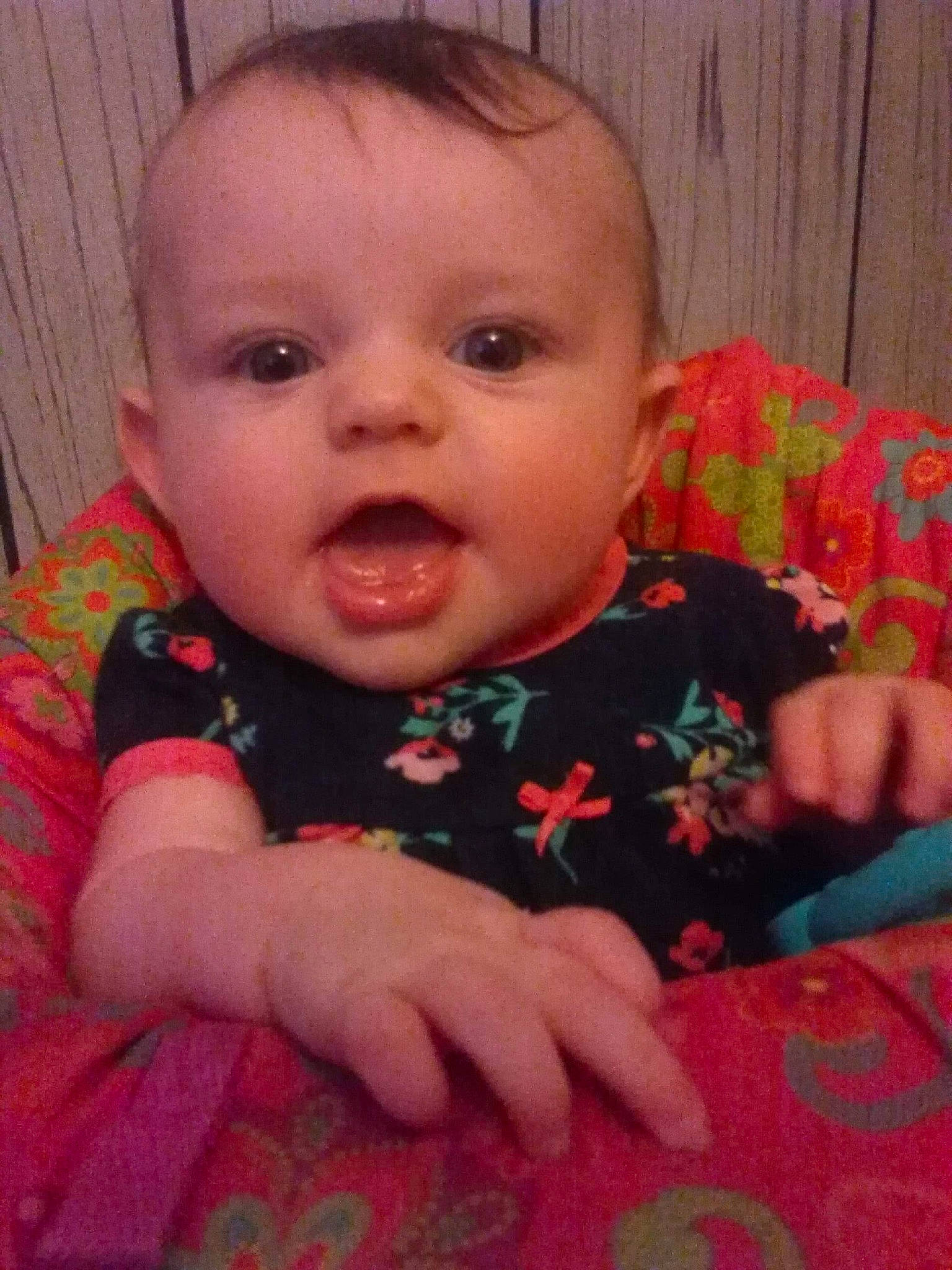 Melanie joined the competition — help win amazing prizes! baby, cheek, child, chin, eye, face, facial_expression, forehead, head, iris, lip, mouth, nose, person, skin, smile, toddler