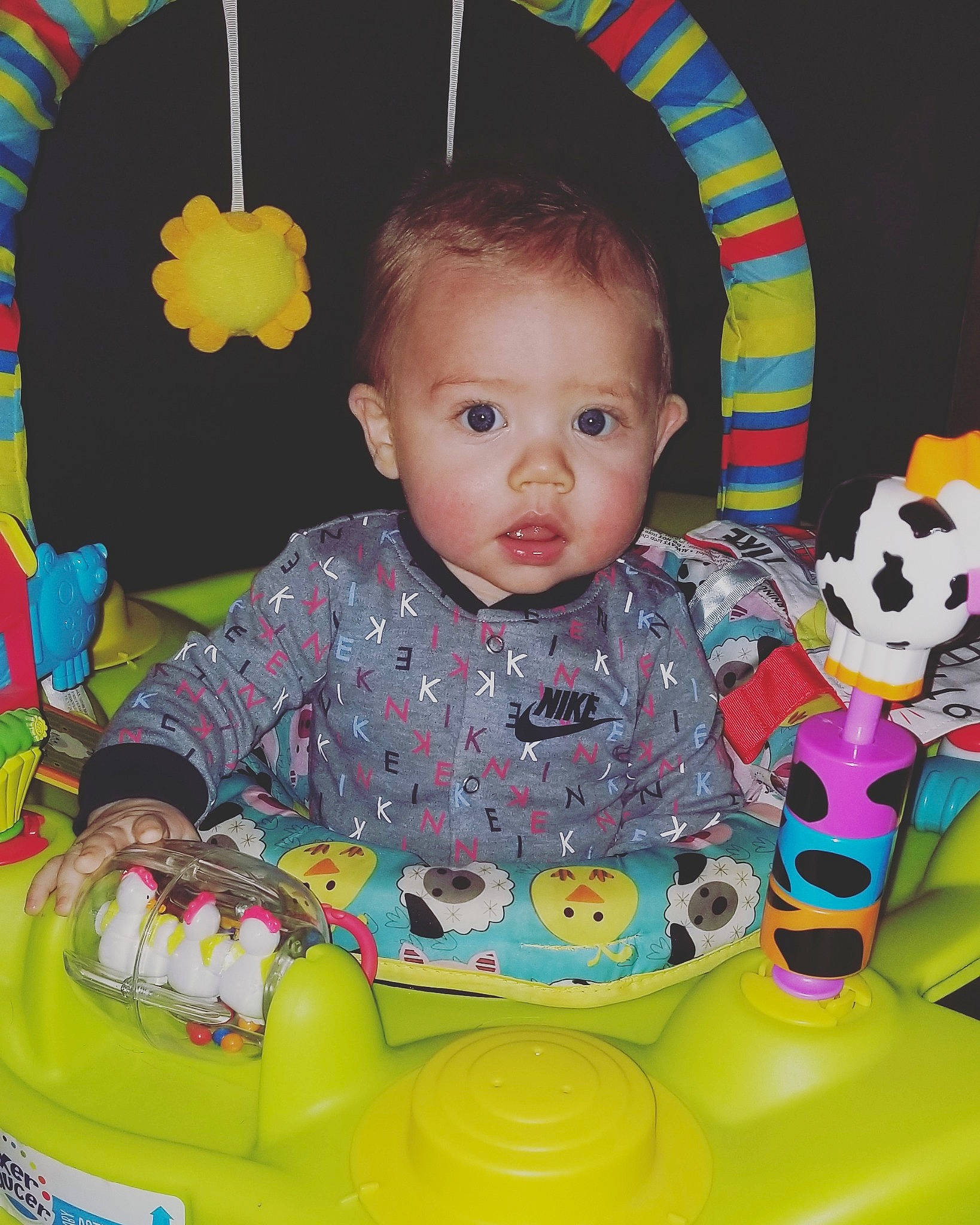 Bryar is registered to the contest to win money with this photo: baby, baby_playing_with_toys, baby_products, baby_toddler_clothing, baby_toys, child, party, person, play, product, toddler, toy