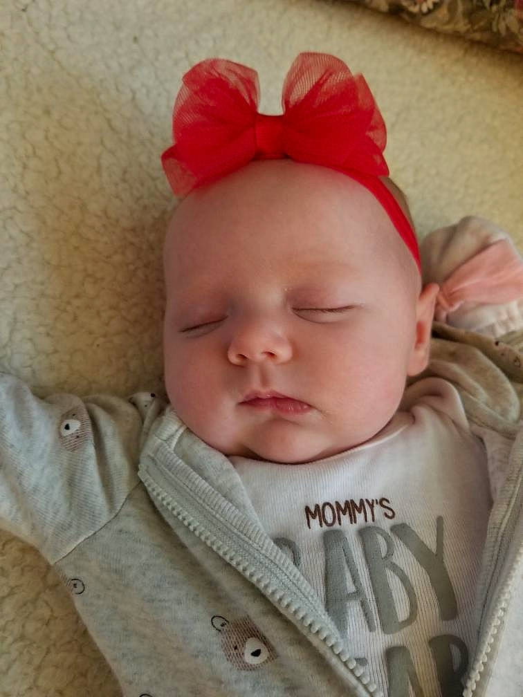 Angelique joined the competition — help win amazing prizes! baby, baby_making_funny_faces, baby_sleeping, cheek, child, chin, ear, eye, face, forehead, hair_accessory, head, headgear, lip, mouth, nose, person, pink, skin, sleep