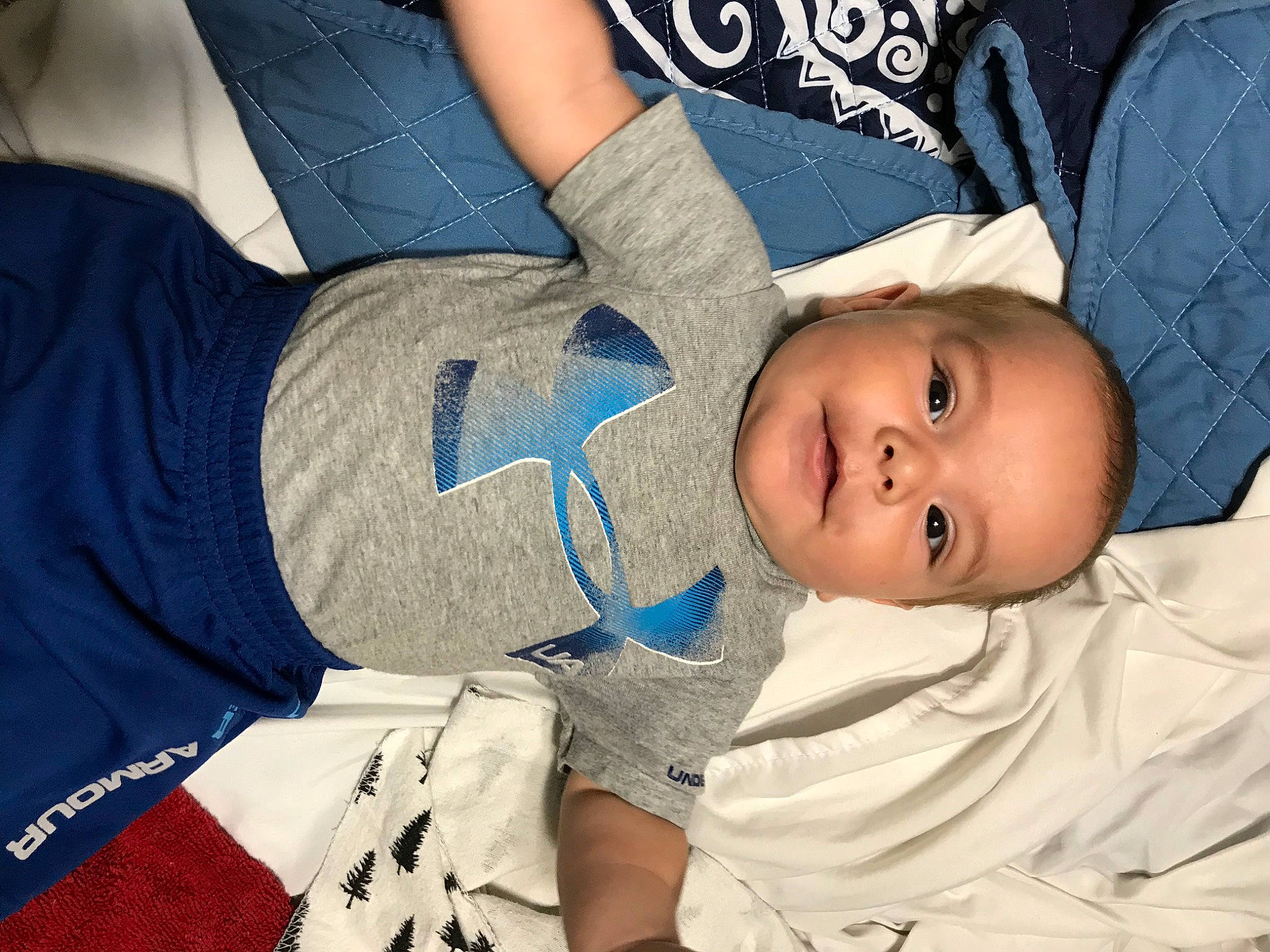 Kyzer joined the competition — help win amazing prizes! arm, baby, cheek, child, person, toddler