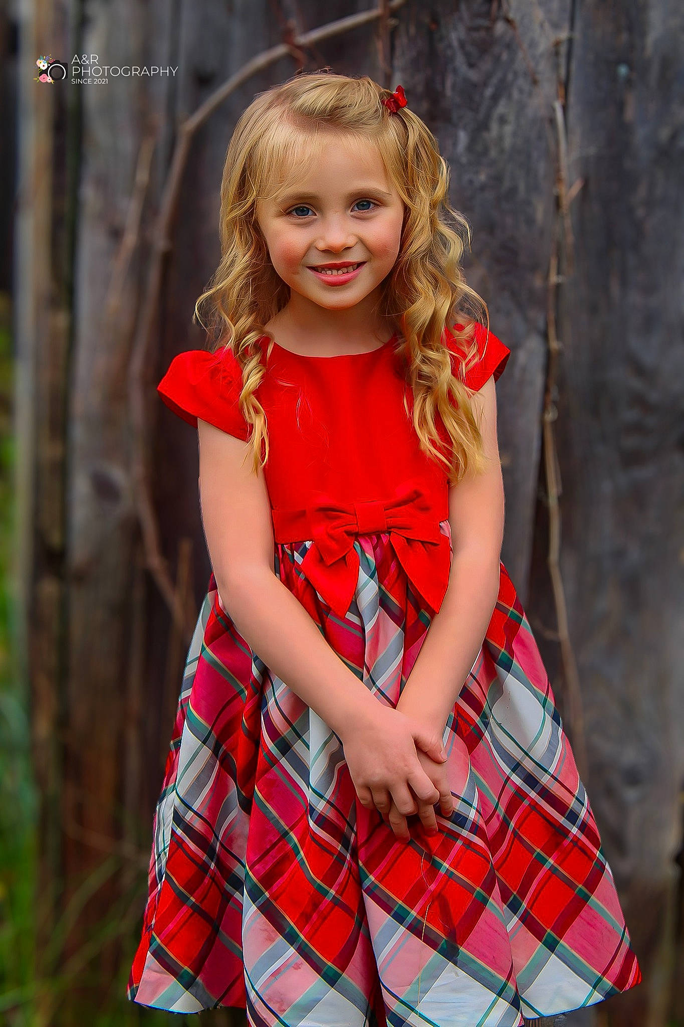 Samantha joined the competition — help win amazing prizes! dress, eye, face, fashion, flash_photography, hair, happy, head, human_body, iris, joy, lip, people_in_nature, person, pink, plaid, plant, skin, sleeve, smile