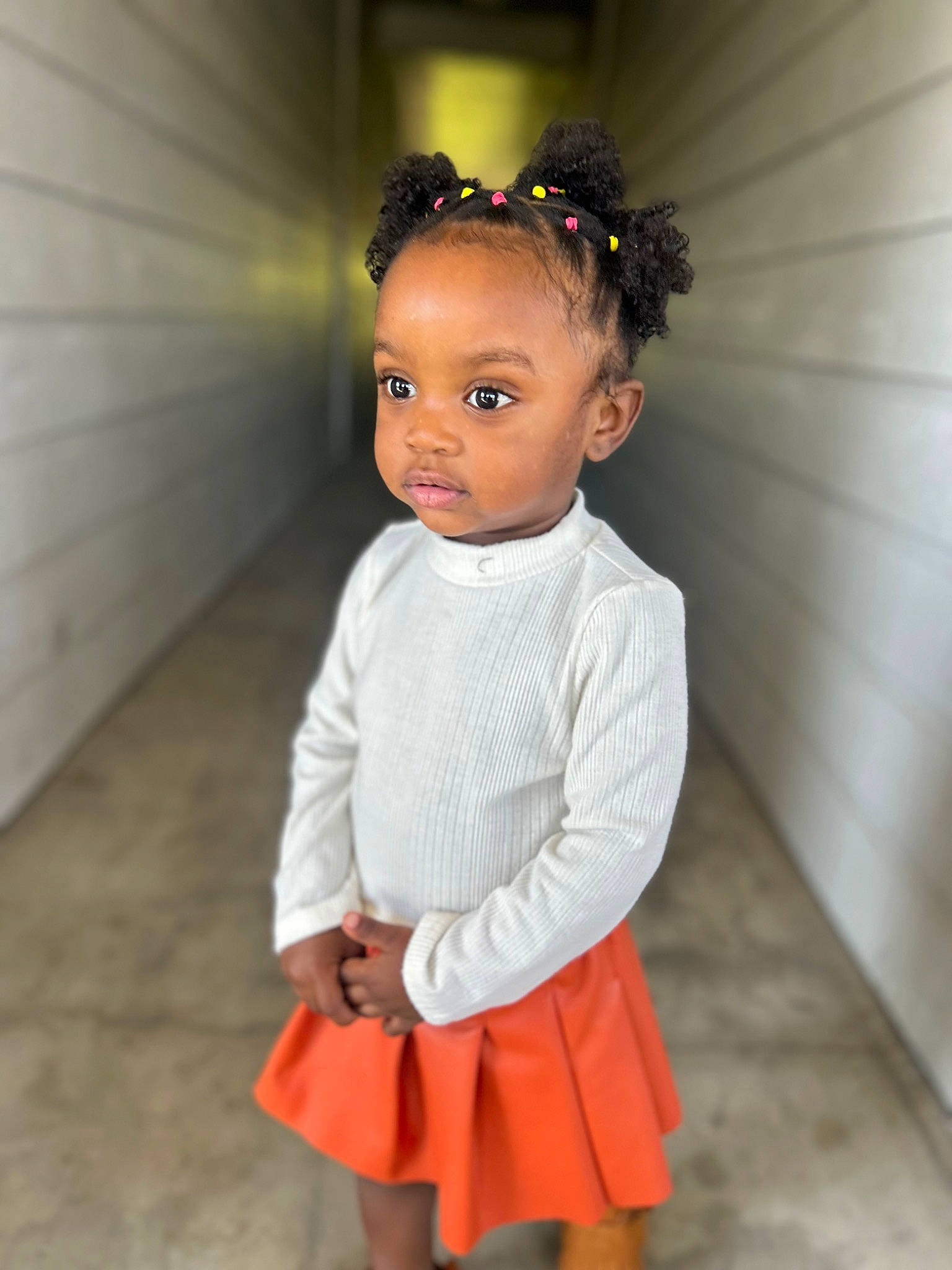 Imani joined the competition — help win amazing prizes! baby_toddler_clothing, day_dress, dress, fashion_accessory, fashion_design, flash_photography, formal_wear, happy, head, jewellery, knee, neck, pattern, person, photograph, sleeve, standing, sunglasses, toddler, trunk