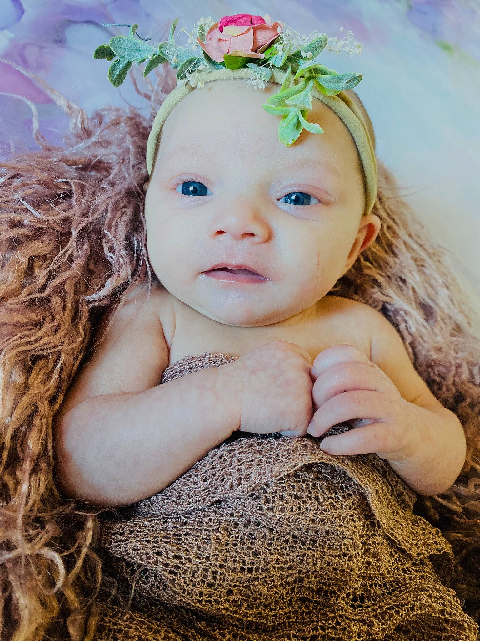 Arabella is registered to the contest to win money with this photo: baby, baby_toddler_clothing, beauty, cap, child, fawn, flower, grass, hand, happy, headband, headpiece, iris, jewellery, lip, people_in_nature, person, petal, plant, skin