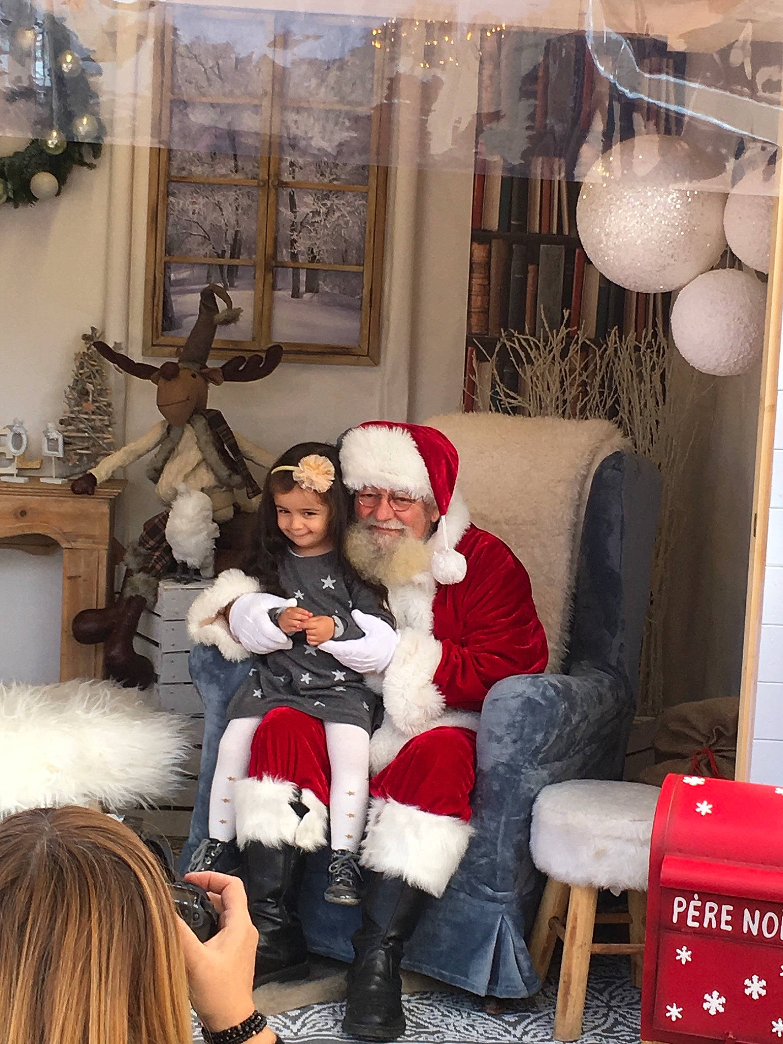 Lily participe au concours pour gagner de l'argent avec cette photo : christmas, christmas_decoration, event, fun, fur, holiday, joy, person, product, santa_claus, winter