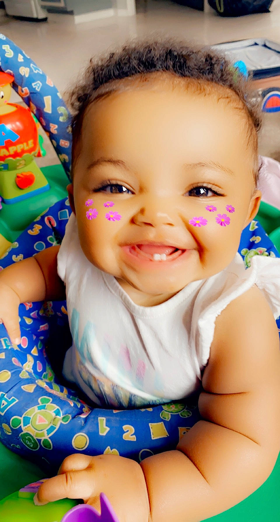 Kaylani joined the competition — help win amazing prizes! cheek, chin, eyebrow, eyelash, face, finger, happy, head, iris, joy, leisure, lip, mouth, neck, nose, organ, person, product, skin, smile