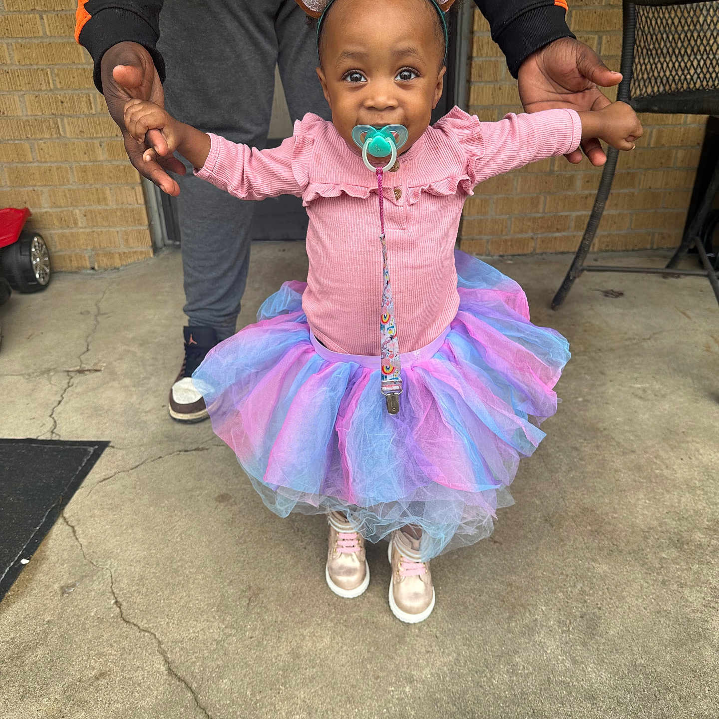 Camryn Lee joined the competition — help win amazing prizes! accessories, child, city, clothing, costume, dress, face, female, footwear, girl, hat, head, person, photography, portrait, road, shoe, skirt, street, urban