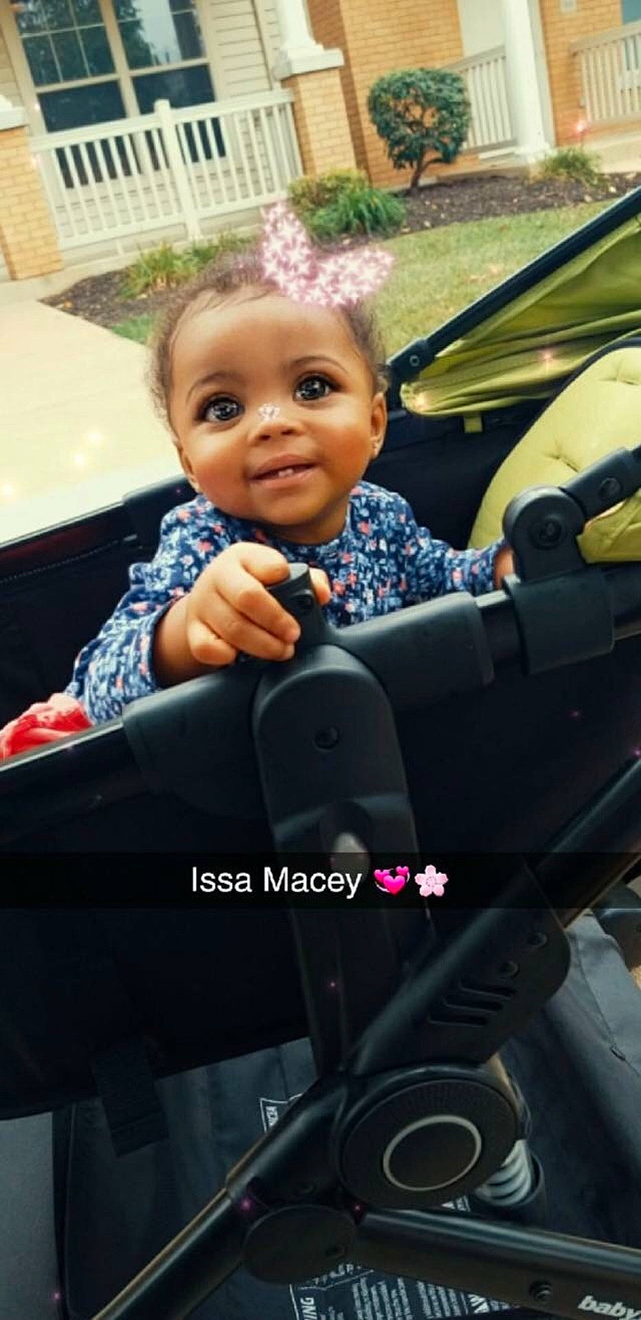Macey is registered to the contest to win money with this photo: automotive_design, car, car_seat, child, city_car, cool, day, driving, family_car, girl, luxury_vehicle, motor_vehicle, person, product, sitting, smile, toddler, vehicle, vehicle_door, windshield