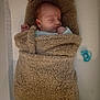 baby, bear_ears, bed, blanket, child, comfort, cozy, crib, cute, fluffy, indoor, infant, newborn, pacifier, peaceful, portrait, resting, sleeping, soft, wrapped